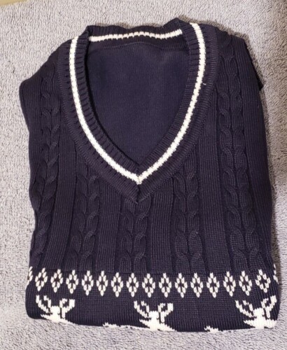 Toddler / Baby Elk Print Sleeveless Knitwear photo review