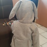 Sweet Rabbit Ears Hooded Long-sleeve Coat for Baby Girls photo review