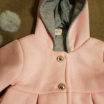 Sweet Rabbit Ears Hooded Long-sleeve Coat for Baby Girls photo review