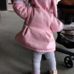 Sweet Rabbit Ears Hooded Long-sleeve Coat for Baby Girls photo review