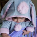 Sweet Rabbit Ears Hooded Long-sleeve Coat for Baby Girls photo review