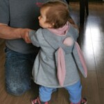 Sweet Rabbit Ears Hooded Long-sleeve Coat for Baby Girls photo review