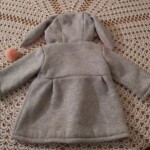 Sweet Rabbit Ears Hooded Long-sleeve Coat for Baby Girls photo review