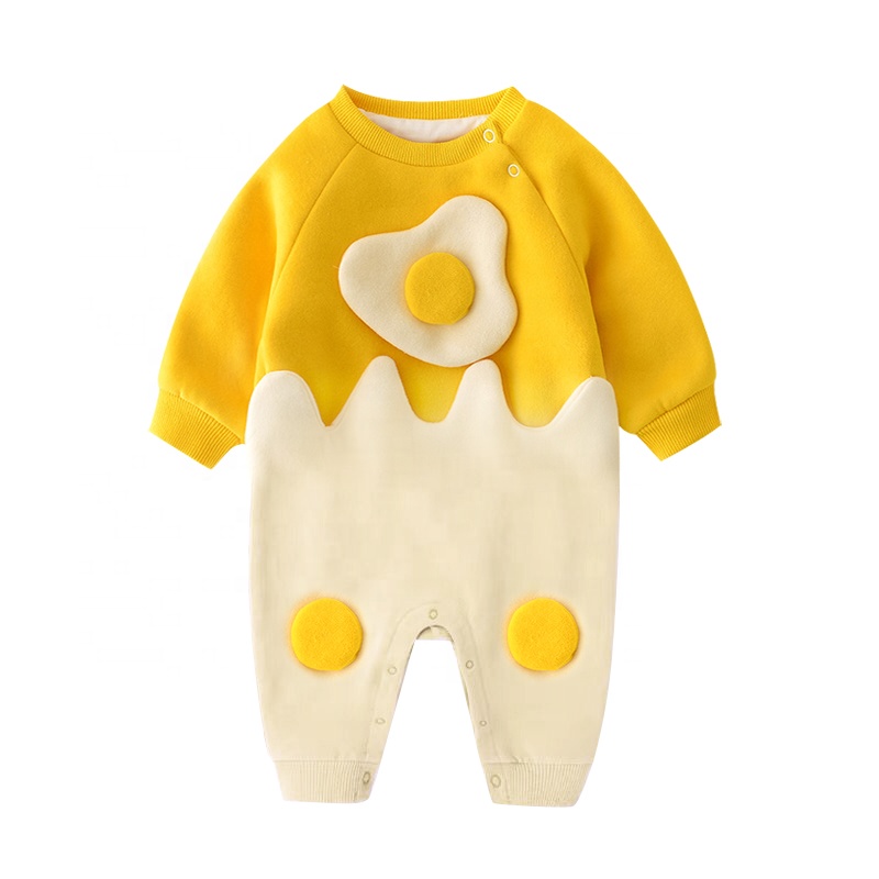 Autumn Baby Boy Long Sleeve Bodysuit Egg Style