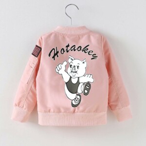 Autumn and winter Baby Toddler Kid boys and girls jacket (piggy pattern)