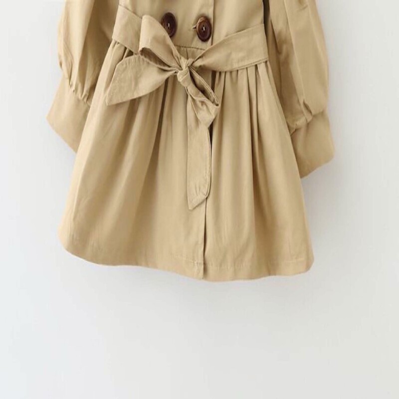 Autumn winter Baby girls long-sleeved trench coat jacket (fashion style)