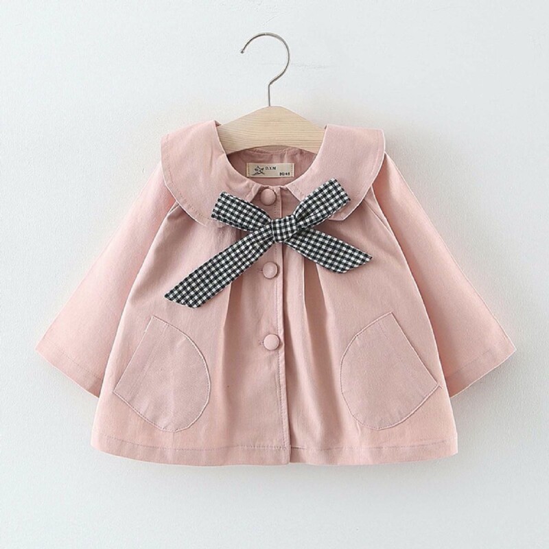 Autumn and winter Baby Toddler Kid girl long-sleeved jacket (bow knot)