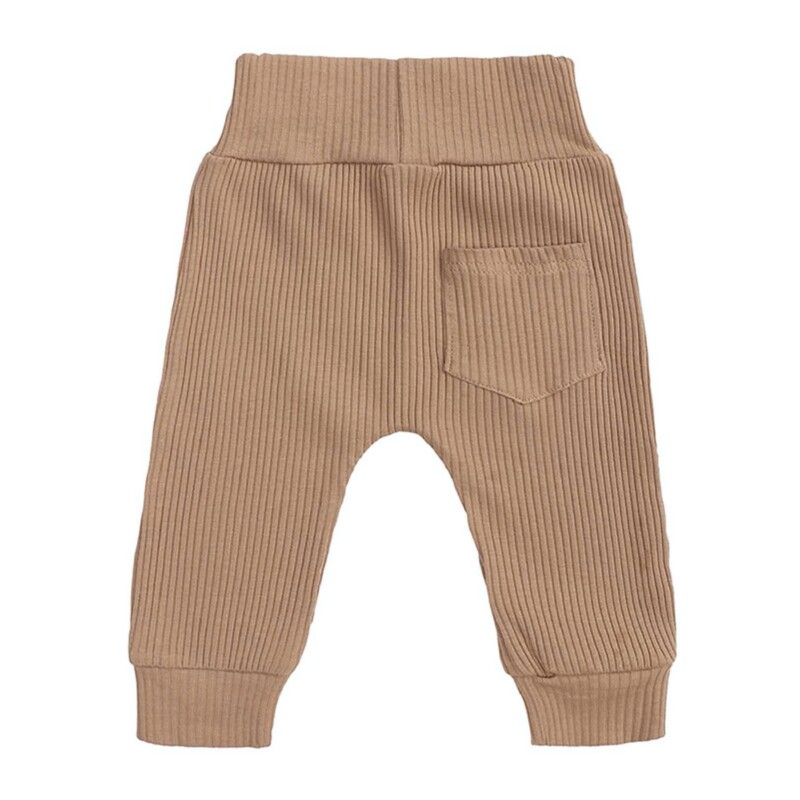 Baby boys and girls open crotch pants (solid color)