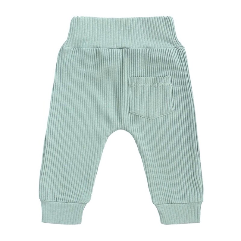 Baby boys and girls open crotch pants (solid color)
