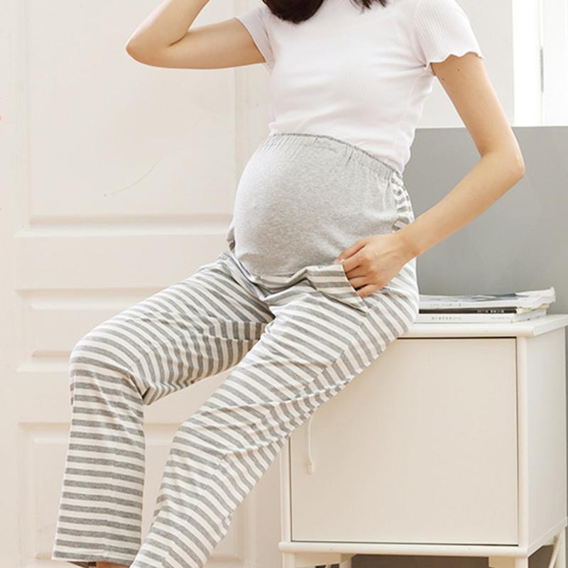 Pure Cotton High Waist Belly Lift Pants for Maternity