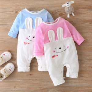 Rabbit Pattern Jumpsuit for Baby