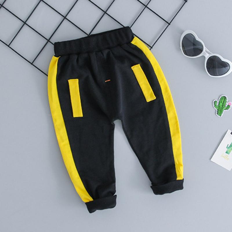 2-piece Color Contrast Pullover &amp; Pants for Toddler Boy
