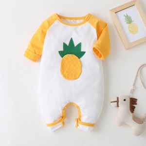 Pineapple Pattern Jumpsuit for Baby