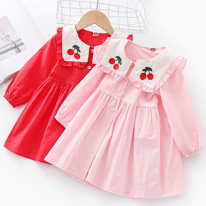 Cherry Printed Dress for Toddler Girl