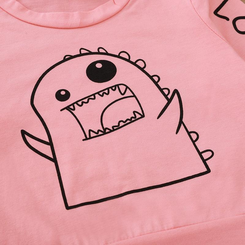 2-piece Cartoon Design Sweatshirts &amp; Pants for Baby Girl