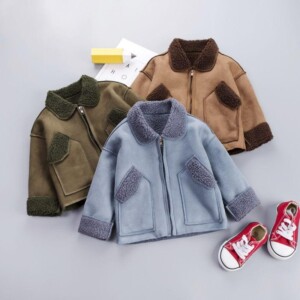 Fleece-lined Coat for Toddler Boy