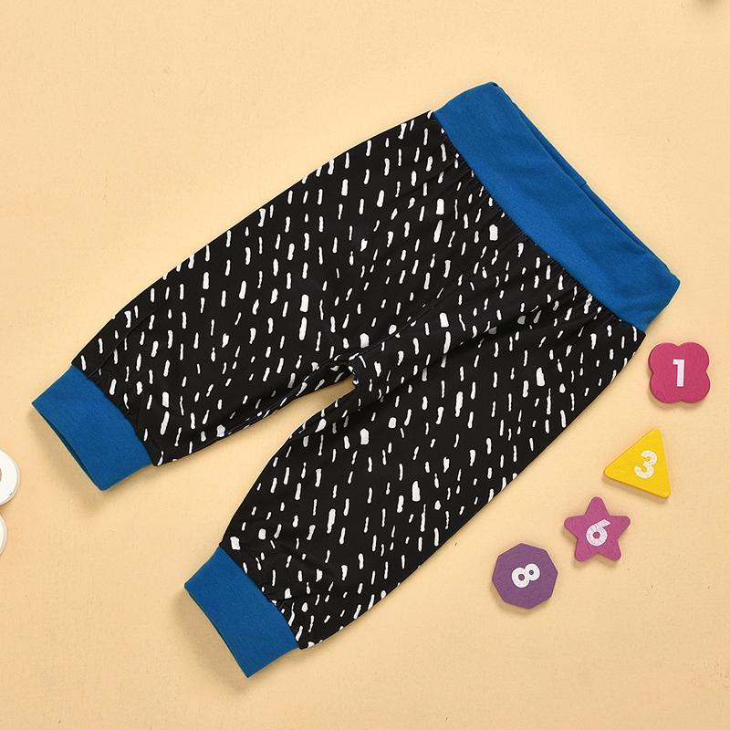 3-piece Letter Pattern Bodysuit & Pants & Hat for Baby Boy