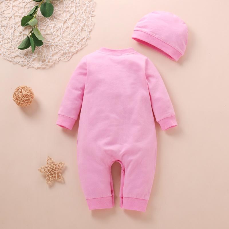 2-piece bowknot Crown Pattern Jumpsuit for Baby Girl