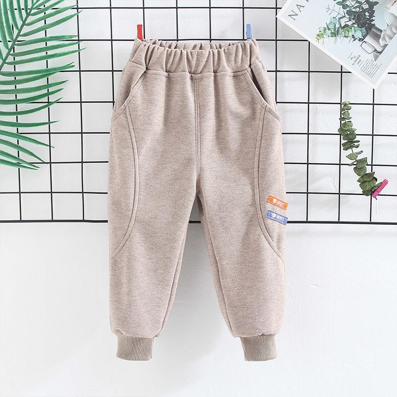 Solid Letter Knit Pants for Toddler Boy