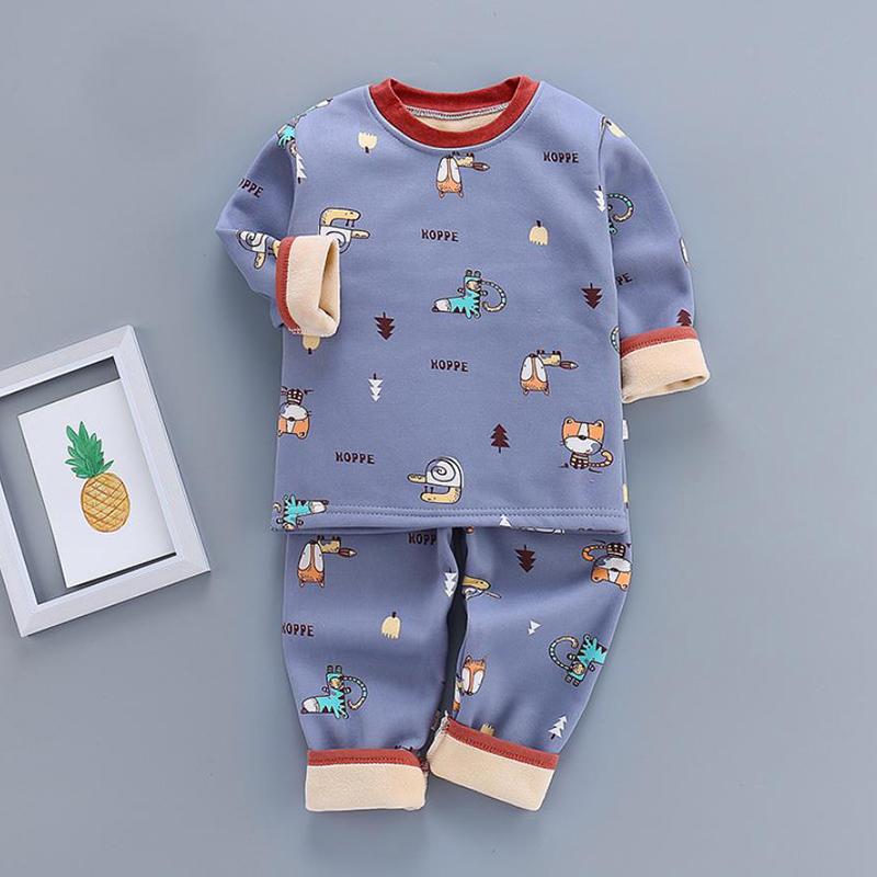 2-piece Cartoon Design Pajamas Sets for Toddler Girl