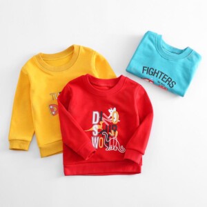 Cartoon Design Sweatshirts for Toddler Boy