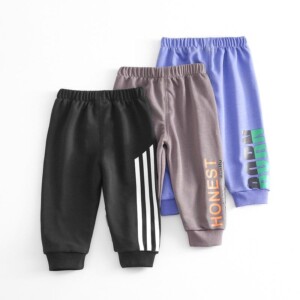 Striped Knit Pants for Toddler Boy