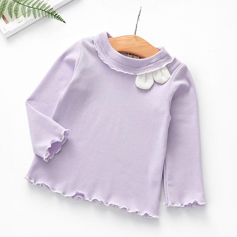 Solid Long Sleeve T-shirt for Toddler Girl
