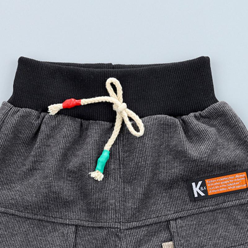 Cartoon Design Knit Pants for Toddler Boy