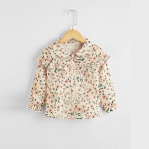 Floral Printed Blouse for Toddler Girl