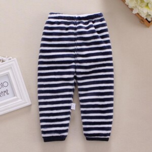 Stripes Thick Knit Pants for Toddler Boy