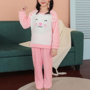 2-piece Cartoon Design Pajamas Sets for Girl