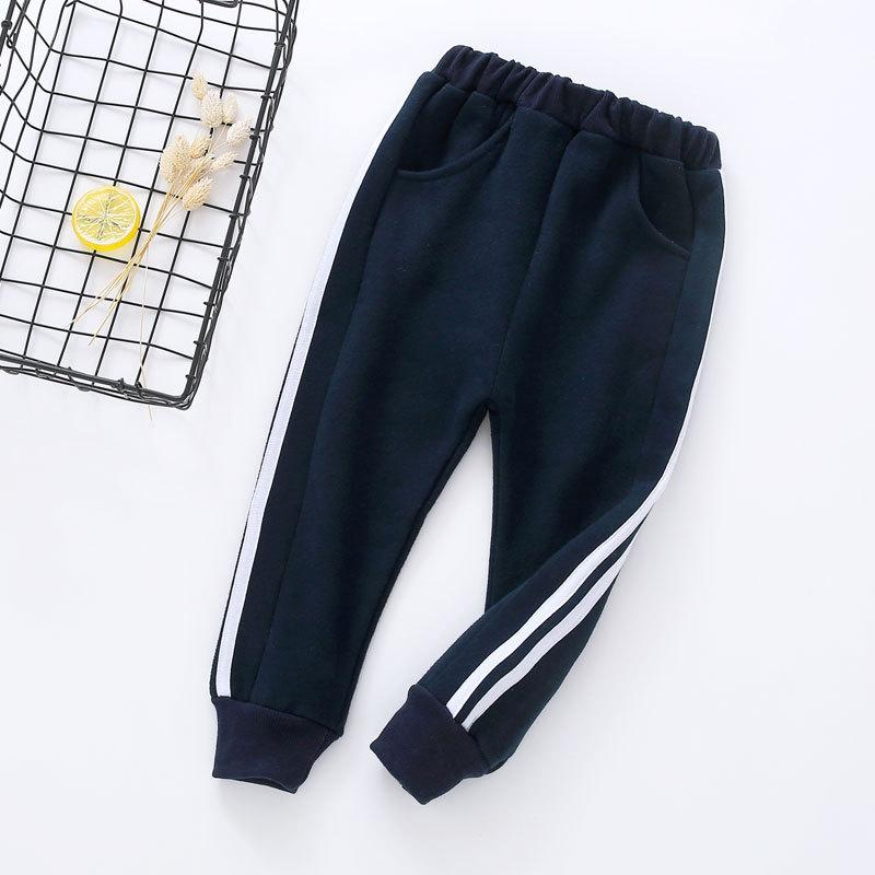 Solid Pattern Sports Pants for Toddler Boy