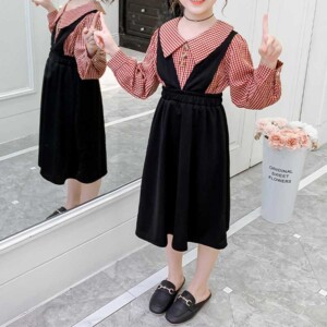 2-piece Shirts & Strap Dress for Girl