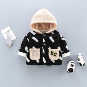Color-block Thicken Coat for Toddler Boy