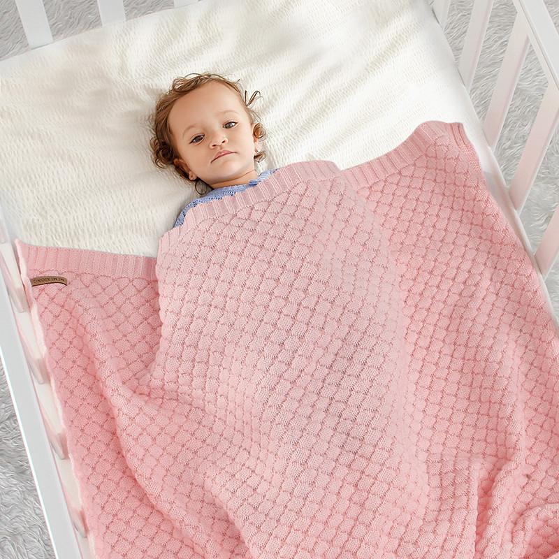 Solid Cotton Blanket for Baby