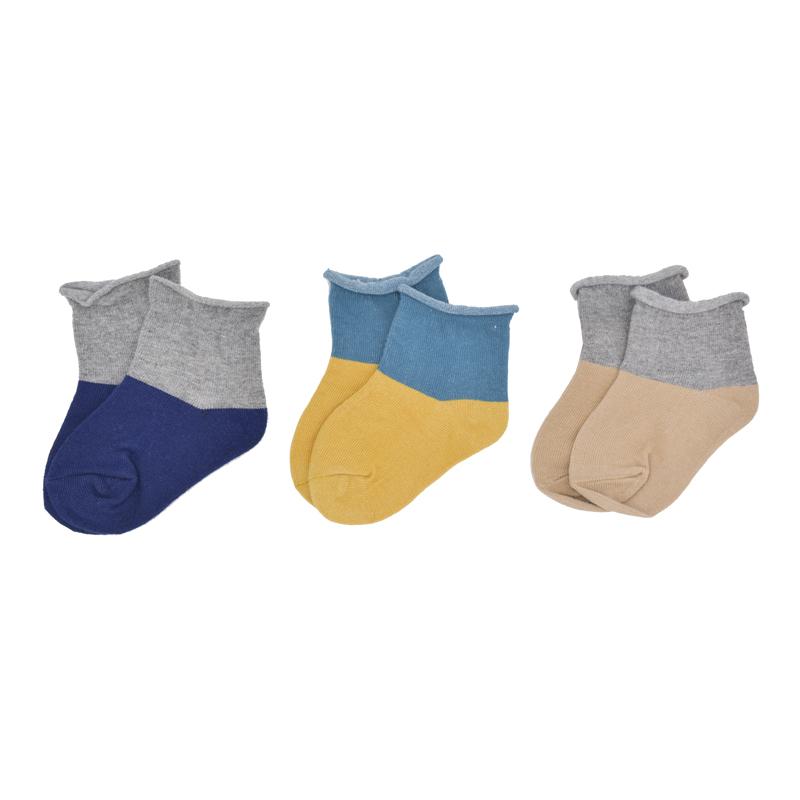 3-piece Cotton Socks for Baby