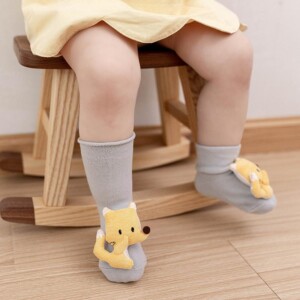 Cartoon Pattern  Knee-High Stockings for 0-3 Years Old Baby
