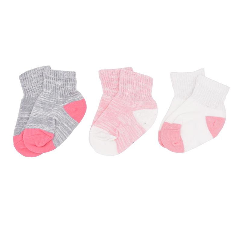 3-piece Cotton Socks for Baby
