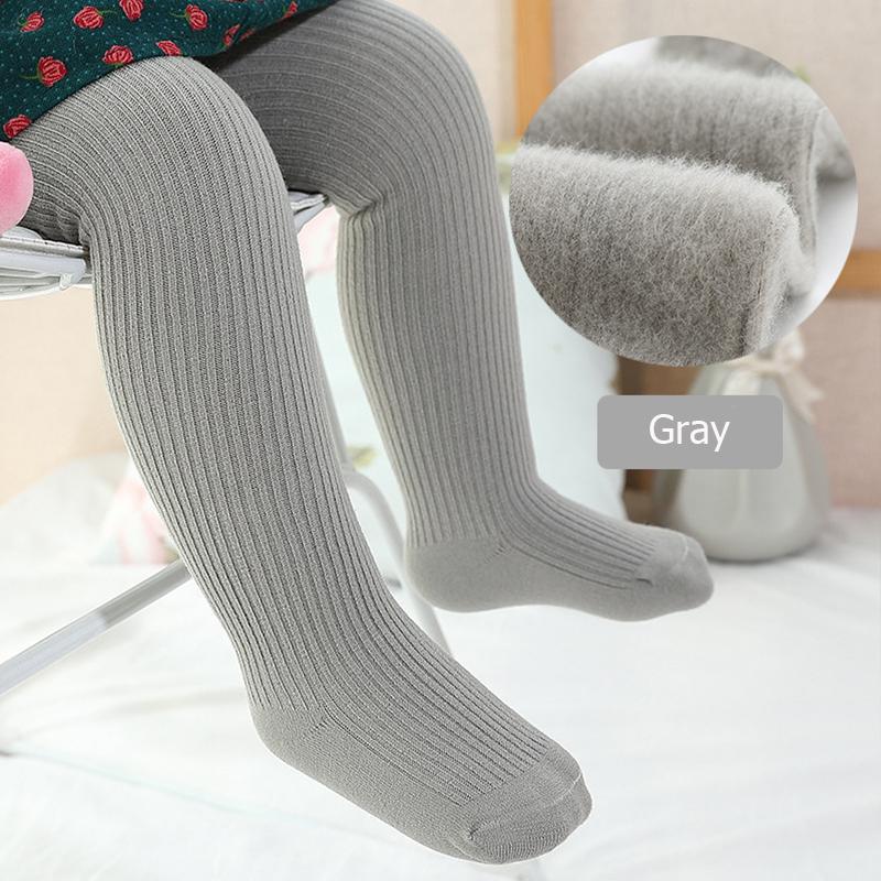Brushed cloth Footless Leggings Tights for 0-6 Years Old Girl