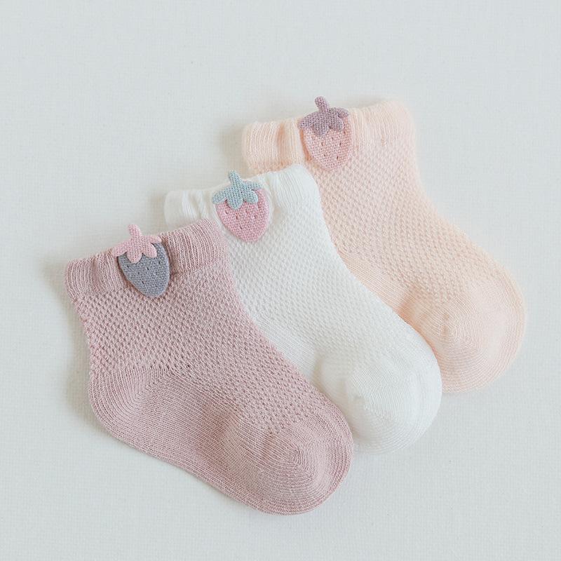 3-piece Breathable Mesh Children's Socks