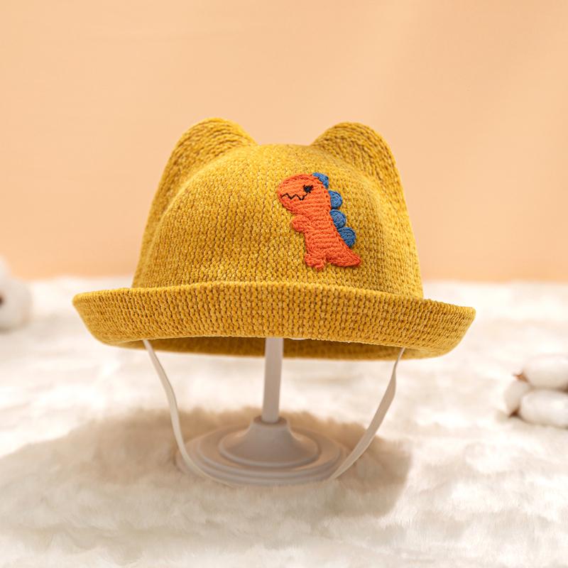 Dinosaur Pattern Bucket Hat for 0-3 Years Old Baby