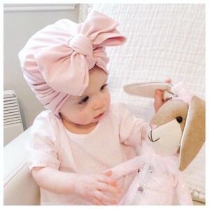 Baby Turban Hat with Bow Children's Hats