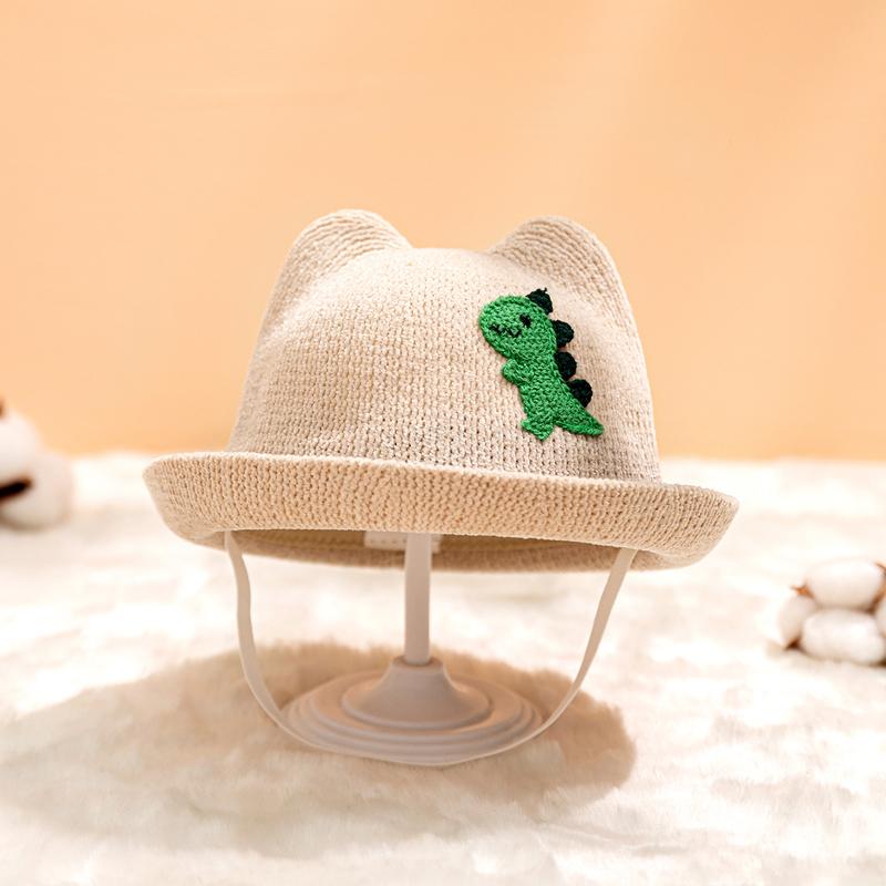 Dinosaur Pattern Bucket Hat for 0-3 Years Old Baby