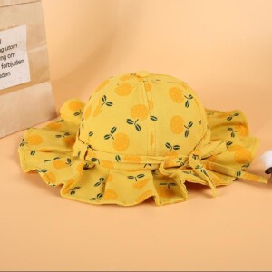 Fruit Pattern Bucket hat for 0-3 Years Old Baby