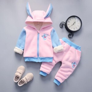 2-piece Fleece-lined Suit for Toddler Girl
