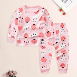 Cartoon Pattern Intimates Sets for Toddler Girl