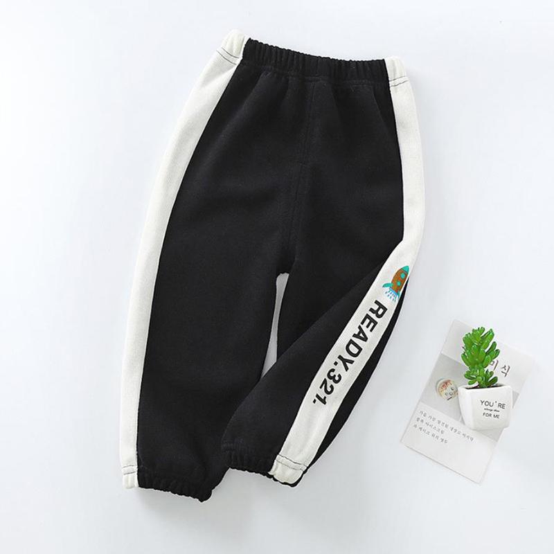 Color-block Sports Pants for Toddler Boy