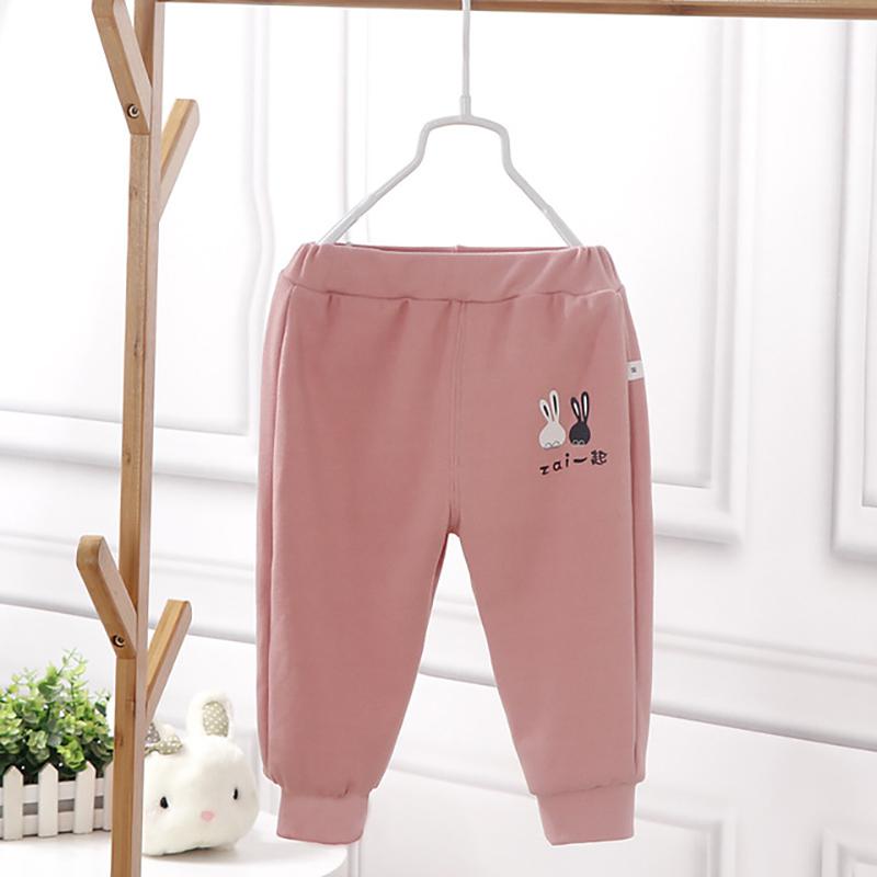 Rabbit Pattern Sports Pants for Toddler Girl