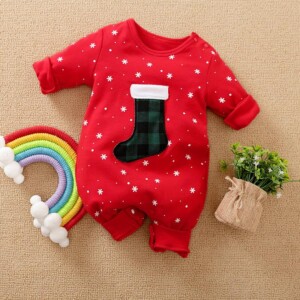 Christmas Jumpsuit for Baby