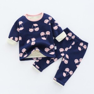 2-piece Fleece-lined Intimates Sets for Toddler Girl
